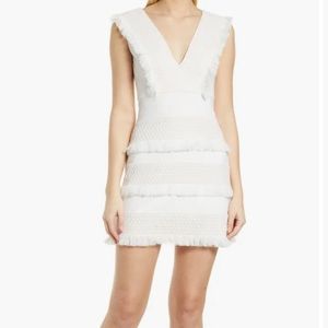 Plunge Neck Tiered Ruffle Cocktail Dress
SHO by Tadashi Shoji